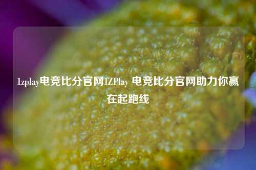 1zplay电竞比分官网1ZPlay 电竞比分官网助力你赢在起跑线