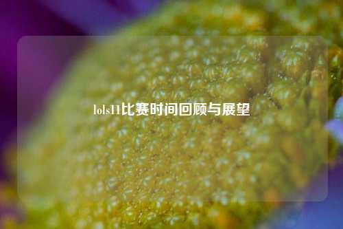 lols11比赛时间回顾与展望