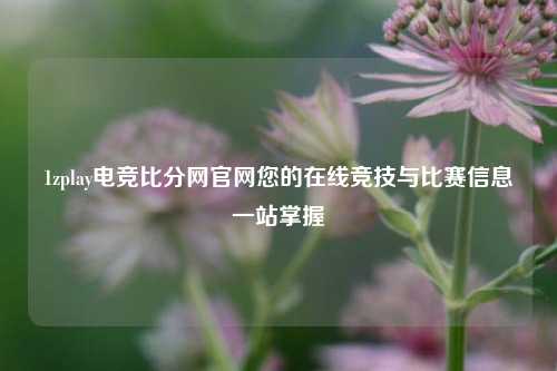 1zplay电竞比分网官网您的在线竞技与比赛信息一站掌握